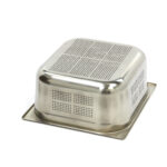 Gastronorm Container - 2/3 GN - 15cm Deep - Stainless Steel - Perforated - imagine 2