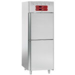 Refrigerator and fish refrigerator 2x350 liters, 2x 1/2 doors GN 2/1 & 1/1