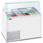 Ice cream display case, 10 trays