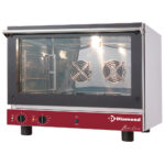 Electric convection oven, 4x 600x400 mm + manual humidifier