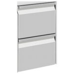 Kit of 2 drawers (1/2+1/2 h200mm)