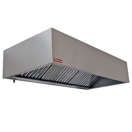Wall cooker hood 5 labyrinth filtres 500x500 mm