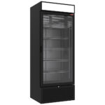 Positive refrigerated display 715 liters BLACK with lightbox