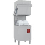 Hood dishwasher, basket 500x500 mm + Break Tank + Softener continuously