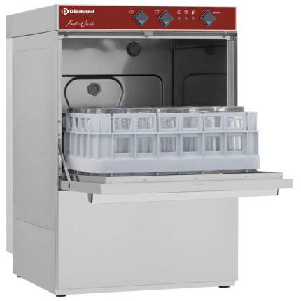 Glasswasher basket 400x400 mm + softener + Kit drain pump