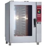 Gas oven TOUCH SCREEN steam/convection, 11x GN 1/1 - AUTO-CLEANING