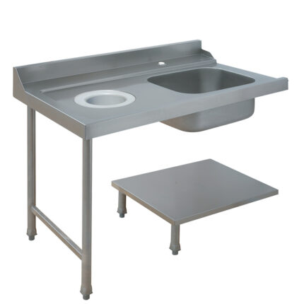 Left hand side pre-wash table (all models)
