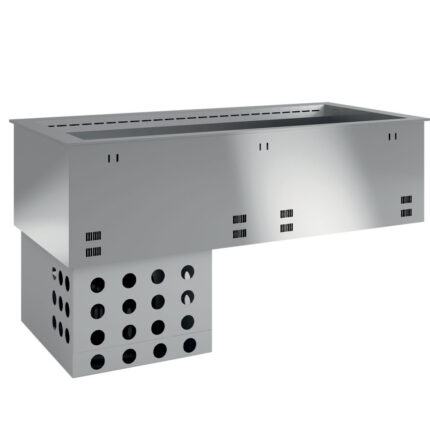 Element sink refrigerated, ventilated 4x GN 1/1