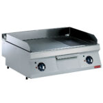 Electric cooking plate, 2/3 smooth, 1/3 grooved -TOP-