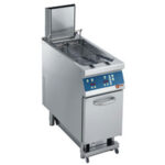 Electric fryer 1 basin in "Y" 23 liters, on undercarriage, "DIGIT"