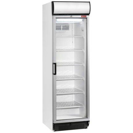 Static/ventilated negative T° display, 380 liters, light box