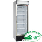 Ventilated positive T° display 500 liters, with light box