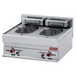 Electric fryer 2 basins 10 litres -top- "Alpha 650"