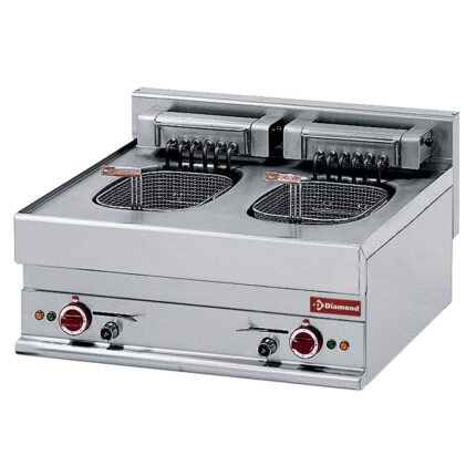 Electric fryer 2 basins 10 liters -Top-