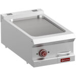 Electric fry top smooth, module 1/2  -Top-