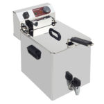 Electric table top fryer 10 liters + tap