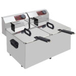 Electric table top fryer 2x 7 liters
