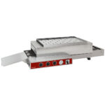 Electric conveyor oven, strip 375mm