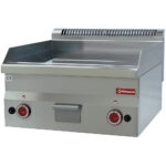 Smooth gas cooking plate "chromium" -Top-