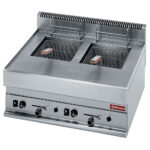 Gas deep fry fryer with 2 baskets of 8 liters -Top-