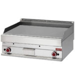 Baking plate gas EXTRA-LARGE, flat chromed