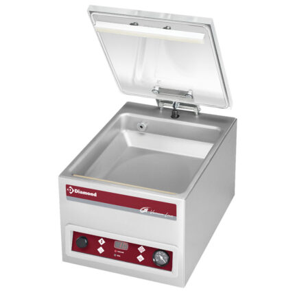 Vacuum machine, chamber 280x310xh85 mm. - 4 m3/h