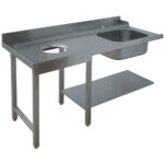 Left pre-wash entry table