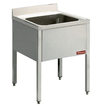 Sink 1 tank, with base