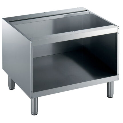 Open base, 800 mm, stainless steel AISI 304