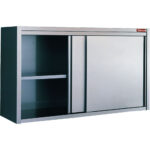 Wall cupboard with sliding doors