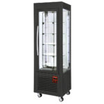 Panoramic display, 5 rotating plates, 360 LT, Black
