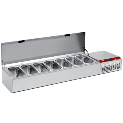 Refrigerated structure GN 7x1/3, with lid