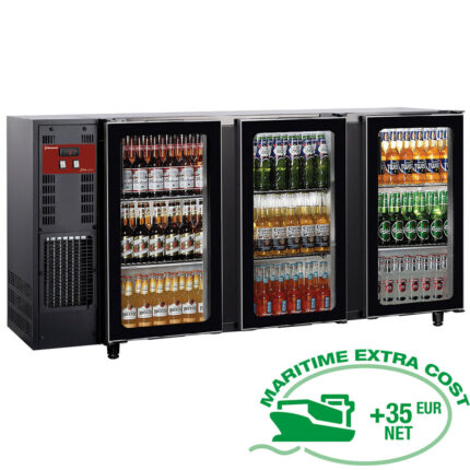 Bottle cooler 3 glass doors, 579 liters