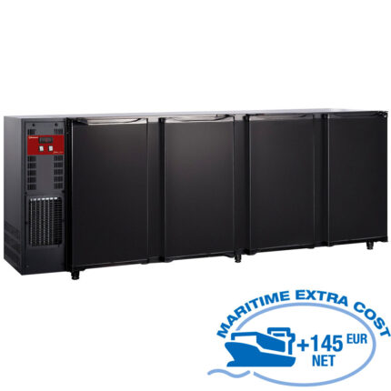 Back Bar Cooler 4 doors, 783 liters
