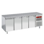 Ventilated freezing table, 4 doors GN 1/1
