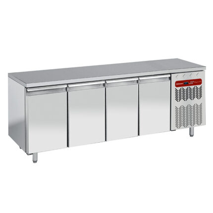 Freezing table, ventilated, 4 doors EN 600x400