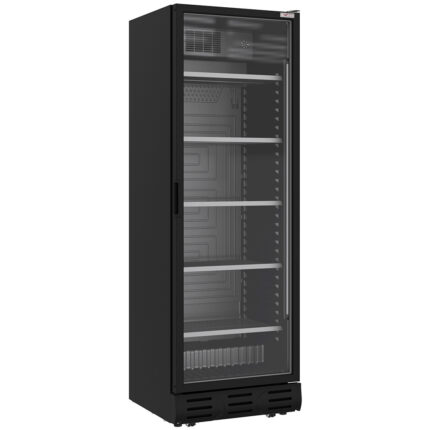 Ventilated display unit positive 382 liters BLACK
