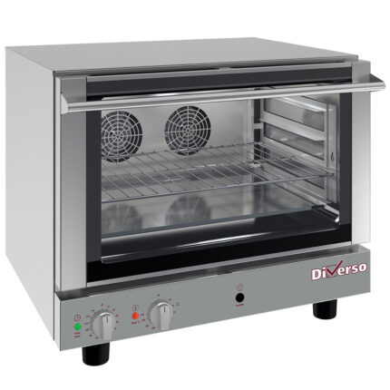 Electric convection oven, 4x 600x400 mm + manual humidifier