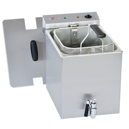 Electric table top fryer 8 liters + tap