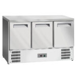 Refrigerated counter 3 doors GN 1/1