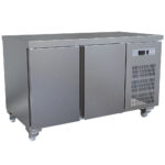 Cooling table, ventilated, 2 doors GN 1/1 (260 Lit.), on wheels