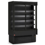 Ventilated refrigerated wall element, with unit, 2 swing doors