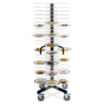 Trolley for 96 plates Ø 180-240 mm , space 65mm