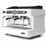 Coffee machine 2 groups, automatic (with display) - WHITE