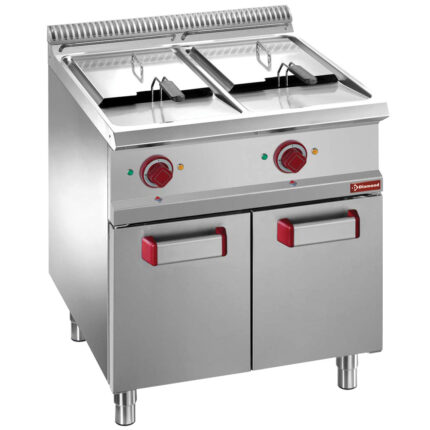 Electric fryer 2  13-liter tanks on cupboard