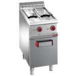 Electric fryer 2  7-liter tanks on cupboard