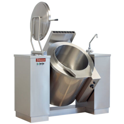 Gas Tilting Boiling pan, 150 liters, indirect heating