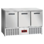 Refrigerated counter 3 doors GN 1/1