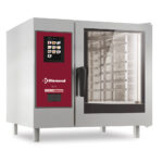 Electric oven "TOUCH" boiler steam and convection 6xGN1/1+ Cleaning + Undercarriage with plate structure, ovens 6 & 10x GN 1/1