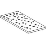 Polyethylene plate